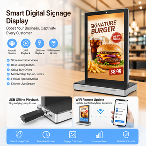 10.1inch Indoor Desktop Business Dual-Sided Capacitive Touch Screen Tablet PC POS Advertising Digital Signage Android Tablet - Product Image 6