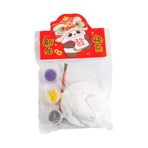 Exhibición de Nuevo Kit de Manualidades de Yeso 3D para Niños con Muñecas y Pintura para Regalo de Año Nuevo - Product Image 5