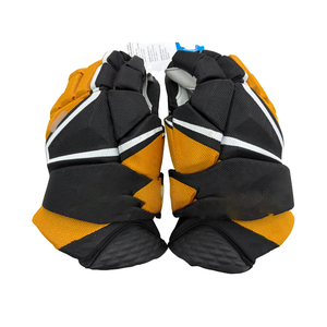 Guante de <span class=keywords><strong>Hockey</strong></span> Amarillo y Negro Resistente en Oferta, Equipo de Entrenamiento Cómodo, Guante de <span class=keywords><strong>Hockey</strong></span> sobre Hielo - Product Image 2