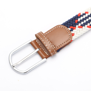 Cinturón de tela personalizado, cinturón elástico tejido unisex, cinturón elástico deportivo trenzado para mujer - Product Image 2