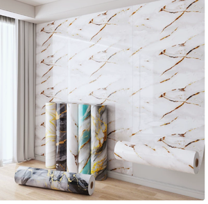 Adesivi Murali 3D Effetto Marmo, Autoadesivi Senza Colla, Rivestimento Murale Magico per Case Vecchie, Soluzione per Pareti Inestetiche - Product Image 1