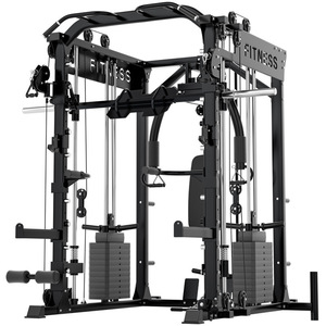Low Price Factory Home Gym Fitness Smith Machine <b>Strength</b> Integrated <b>Training</b> Equipment Set Combination Multi-Functional New - Product Image 1