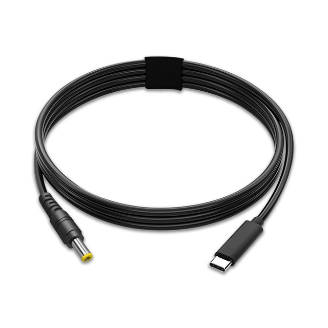 Type-C DC5.5*2.5MM Male Cable 3A 5V/9V/12V USB PD Tinned Copper Conductor Braid Shielding Computer & Earphone Charging Cable