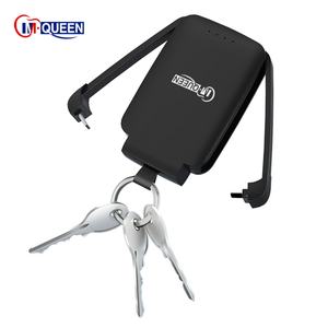 Cargador Portátil Mini de Emergencia OEM ODM con Batería de Litio-Polímero de 4000 mAh/2000 mAh, Llavero con Luz LED de 10 W de Potencia de Salida - Product Image 1