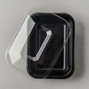 CPET-contenedores de alimentos seguros para microondas y horno, contenedores desechables resistentes al calor para línea aérea - Product Image 3