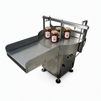 Plateau tournant automatique HuiMing GP-0A pour bouteilles en plastique/verre, équipement auxiliaire pour ligne de remplissage de boissons 110V/220V