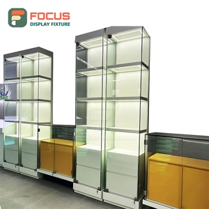 ตู้โชว์ร้านขายบุหรี่แบบทนทาน ตู้โชว์ไม้กระจกพร้อมไฟ LED ตู้โชว์ยาสูบ - Product Image 5