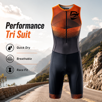 Combinaison de Triathlon Unisexe Sans Manches Coupe Aérodynamique Ultra Légère Séchage Rapide Dos en Maille Compression Rembourrée Personnalisable OEM Extensible dans les Quatre Sens