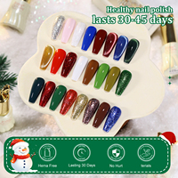 Miss Gooey – Nouvelle collection populaire de vernis gel 24 couleurs pour Noël, design 3D œil de chat, OEM/ODM, sans TPO ni HEMA