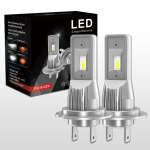 LANSEKO V10PS LED far lambaları H7 H11 9005 9006 H1 H3 ile CSP-4220 cips 4000LM halojen boyutu araba farlar için hiçbir adaptörler