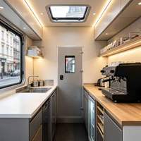 Chariots alimentaires et chariots à jus entièrement équipés sont disponibles à la vente immédiate et personnalisables. Démarrage rapide, conduite agréable.