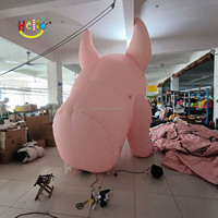 Modèle Animal Géant Extérieur Cochon Décoration rose Sanglier Gonflable