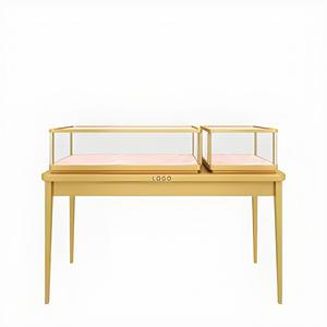 Exhibición <span class=keywords><strong>de</strong></span> joyería personalizada <span class=keywords><strong>de</strong></span> lujo a <span class=keywords><strong>la</strong></span> <span class=keywords><strong>moda</strong></span>, escaparate <span class=keywords><strong>de</strong></span> cristal con acabado pintado en <span class=keywords><strong>la</strong></span> parte posterior, collar <span class=keywords><strong>de</strong></span> diamantes finos, armario <span class=keywords><strong>de</strong></span> pared para tienda con - Product Image 4