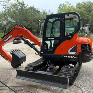 Doosan DX60 DH55 DH60, petites pelleteuses, 6 tonnes 5.5 tonnes, pelles sur chenilles d'occasion à vendre. - Product Image 1