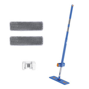Mopa Plana de Microfibra Rectangular con Mango Telescópico, Manos Libres, para Uso Doméstico, Capacidad de Carga de 10 kg, Venta al Por Mayor Personalizada - Product Image 3