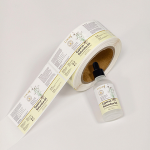 Étiquettes en rouleau imprimées sur mesure, autocollantes, avec logo de marque pour l'emballage des produits - Product Image 2