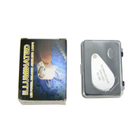 Lentille de Loupe 30x21mm, Loupe à triple diamant LED Loupe oculaire dentaire Lupa