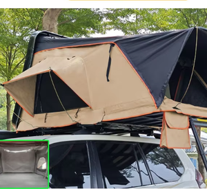 Tente de toit rigide pour SUV, <span class=keywords><strong>camping</strong></span> en voiture, imperméable, pliable, pop-up avec échelle, tente de toit pour véhicule toutes saisons - Product Image 1