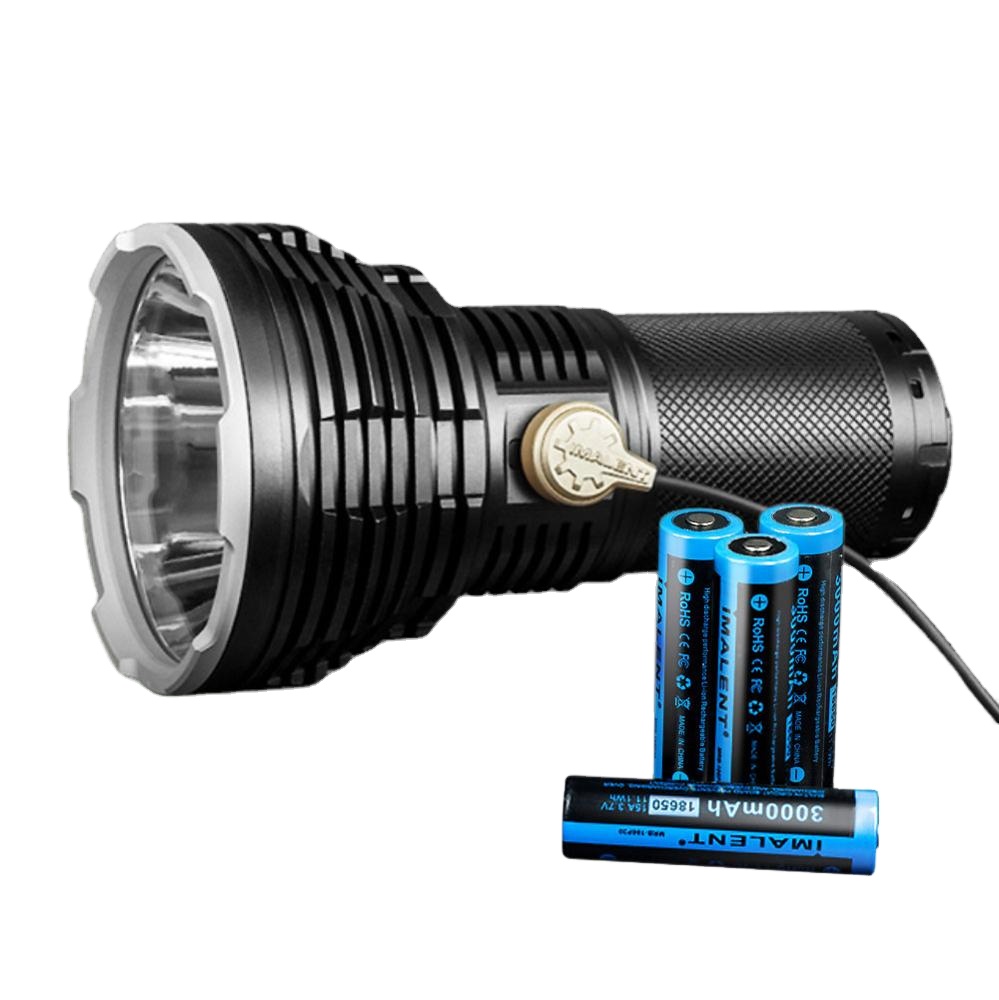 IMALENT LD70 Torcia EDC Torcia Tattica Ricarica magnetica e usb,4000lm,203M, 5 Modalità, Impermbile IP68, display OLED, per Campeggio, Escursionismo, Emergenze (Oro