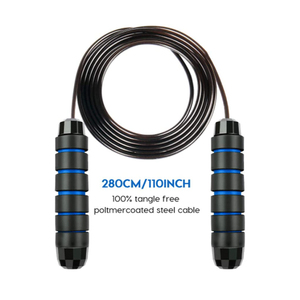 Réglable PVC Vitesse Gym Équipement D'entraînement Fil D'acier Roulement Fitness Vitesse <span class=keywords><strong>Corde</strong></span> <span class=keywords><strong>À</strong></span> <span class=keywords><strong>Sauter</strong></span> Lumière <span class=keywords><strong>Corde</strong></span> <span class=keywords><strong>À</strong></span> <span class=keywords><strong>Sauter</strong></span> pour L'exercice D'entraînement - Product Image 3