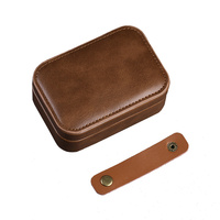 Organisateur de voyage en cuir PU pour appareils électroniques, sac de rangement pour câbles de voyage, petites boîtes à bijoux de voyage