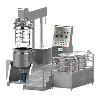 Équipement cosmétique 300L Machine de fabrication de dentifrice et ligne de production Homogénéisateur sous vide efficace Fabrication de dentifrice