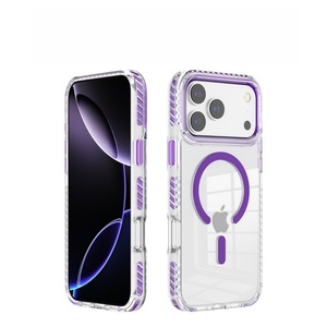เคสกันกระแทกแบบไฮบริด PC + TPU สำหรับ iPhone 16 15 14 13 12 11 Pro Max, เคส iPhone 17 แม่เหล็กอะคริลิค - Product Image 4