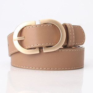 <span class=keywords><strong>Ceinture</strong></span> ajustable en cuir PU <span class=keywords><strong>noir</strong></span> pour femmes, nouveauté, cadeau, personnalisé, décontracté, avec boucle en métal, Jeans,, YD78 INS - Product Image 2
