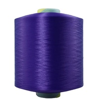Fil de polyester DTY 150D/48F, 100% polyester, fil texturé pour le tricotage et le tissage, prix d'usine, pas de MOQ, couleur personnalisée
