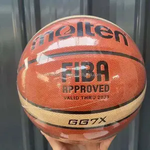 HuiBo2023 Hochwertiges Original Offizielle Größe und Gewicht Geschmolzener Basketball GG7X GG6X GG5x Kunden spezifischer Basketball