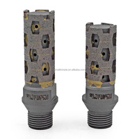 Couronne Colonne Diamant CNC Doigt Bit 25x50mm pour Dekton/Granite/Marbre 1/2 "Gaz Shank Fraise Personnalisé OEM