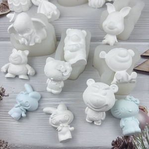 Guratapa Cartoon Anime Silicone Molds For DIY Candy, Chocolate, Fondant & Resin Crafts | Flexible Food-Grade Molds For Baking, Soap, & Cake Decor