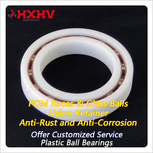 6X30X22Mm Kunststof Lagers Pvdf Ringen + Ptfe Naald + Siliciumcarbide Keramische Kogellagers - Product Image 3