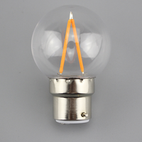E26 E27 B22 1W 2W Kunststoffs chale LED-Glühlampe PC Mini-Kugel Vintage Edison Dimmbare Lichter LED-Glühbirnen G45