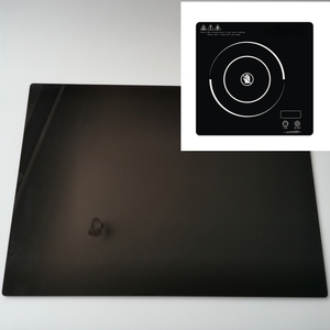 Plaque en <span class=keywords><strong>verre</strong></span> céramique noire résistante à la chaleur pour induction, 4 mm ou 6 mm d'épaisseur - Product Image 3