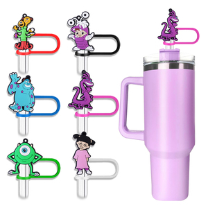 2025 New Arrival Cartoon Monster Drinkware Accessories Wholesale Promotional Party Supplies Customisable Logo Cover Charm 10mm