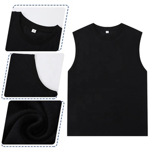 Débardeur <span class=keywords><strong>Homme</strong></span> Personnalisable en Coton Peigné, T-shirt Sans Manches Vierge pour Impression, Vente en Gros - Product Image 3