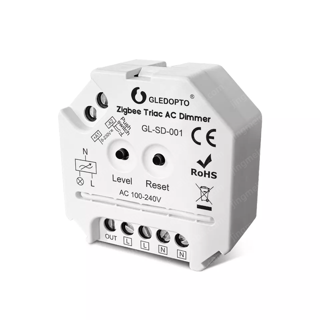 Wireless RF2.4G Smart Life AC100V 240V 1.8A Zigbee 3.0 Triac AC Dimmer for LED Lamp