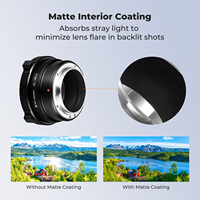 Adaptor Lensa Kamera Presisi Tinggi K&F Concept dari Aluminium Alloy Grosir PL-NIK Z Lens Mount Adapter