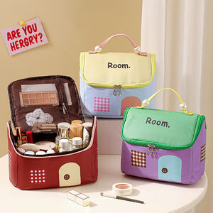 Estuches de <span class=keywords><strong>Maquillaje</strong></span> con Forma de Casa para Mujer, Lindos y con Asa - Product Image 1