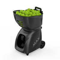 Máquina Lanzapelotas de Tenis Inteligente PT-MAX C con Control por Aplicación, Recargable, Programable, con Logotipo Personalizable