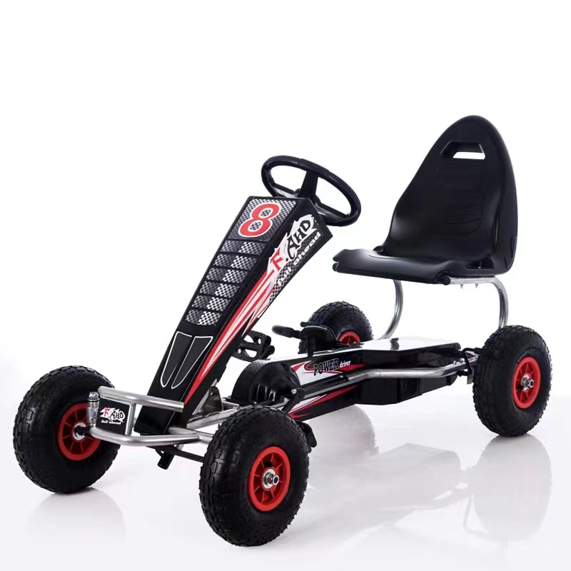 BIG WHEEL KART 3 キッズカート Pink Kids Pedal Go Kart, Comfortable & Fun for Ages 3-8