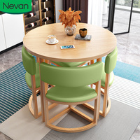 Table et chaises de banquet rondes de qualité supérieure pour salle de réunion et de réception, idéales pour le café et le buffet – Nouveauté très demandée
