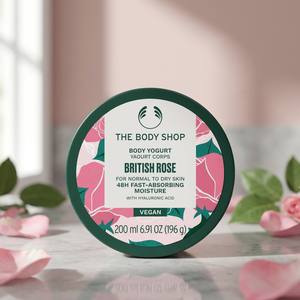 BODY SHOP Crema Corporal con Aroma a Rosa Británica 200ML, con Ácido Hialurónico para Piel Normal a Seca, Certificada Vegana, Cuidado Corporal - Product Image 3