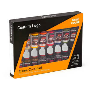 Kit de peinture pour figurines miniatures pigmentées avec logo personnalisé 16 couleurs - Product Image 5