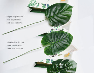 IFG Simulation fleur tortue feuille arrière <span class=keywords><strong>bambou</strong></span> simulation fleur feuille perse salon restaurant placé <span class=keywords><strong>fleurs</strong></span> palier - Product Image 4