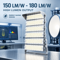 Projecteur LED modulaire étanche IP67 à haut lumen pour stade, terrain de football, arène sportive, éclairage extérieur sur haut mât
