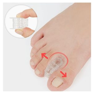 Nouveau séparateur d'orteils, correcteur d'<span class=keywords><strong>hallux</strong></span> <span class=keywords><strong>valgus</strong></span>, séparateur superposé, <span class=keywords><strong>orthèse</strong></span> pour <span class=keywords><strong>hallux</strong></span> <span class=keywords><strong>valgus</strong></span>, coussin de clip pour les orteils - Product Image 3