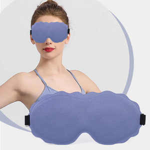 Wholesale Adjustable Woven 3D Memory Foam Eye <b>Mask</b> - Sustainable & Portable Travel <b>Sleep</b> <b>Mask</b> With Custom Logo Cotton Breathable - Product Image 1