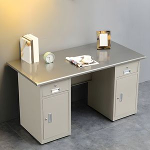 Acciaio singolo piedistalli per <span class=keywords><strong>Computer</strong></span> scrivanie mobili da ufficio Manager lavoro scrivania in metallo scrivania da ufficio con cassetto - Product Image 5